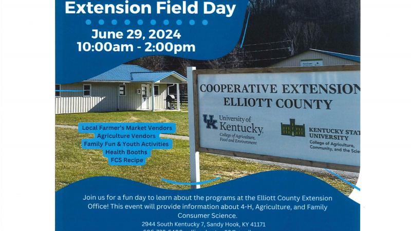 Elliott County Extension Field Day